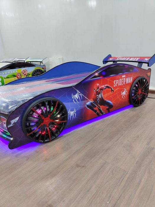 Детский кровать .  Bolalar krovati. Mashina krovat. Moshina krovat