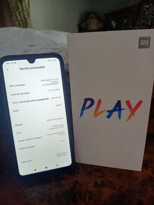 Mi Play yengide oʻzim tutganman