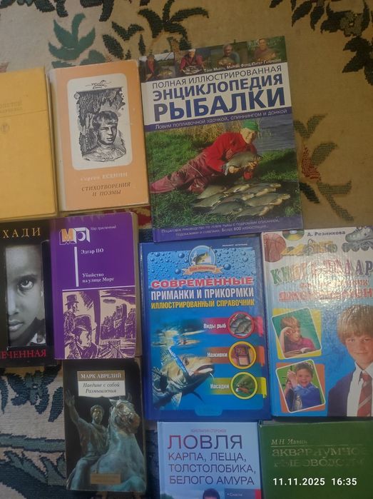 Книги разных жанров