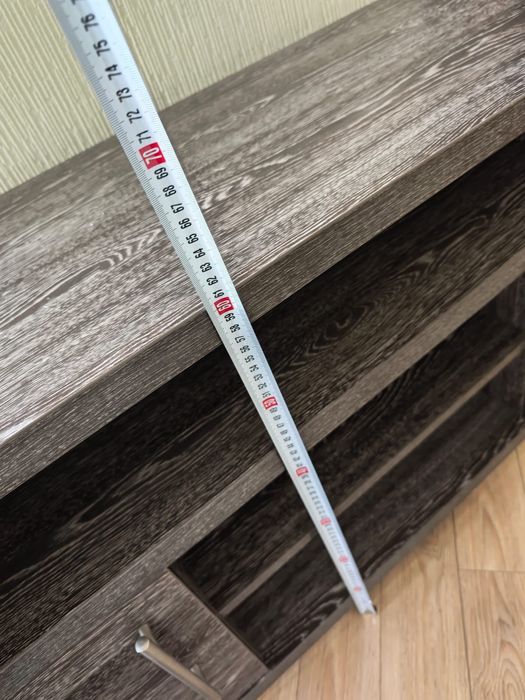 Тумба под ТВ, темно серая