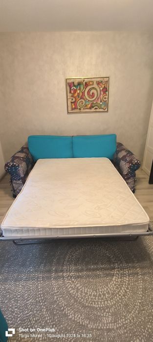 Canapea extensibila și fotoliu