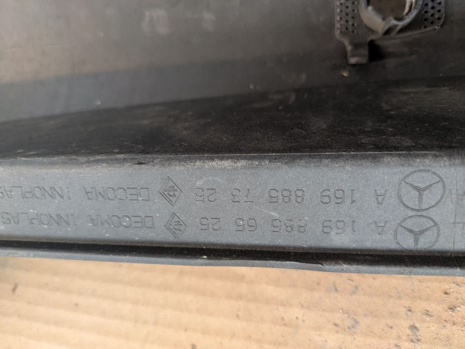 Bară spate cu gauri senzori Mercedes Benz A Class W169