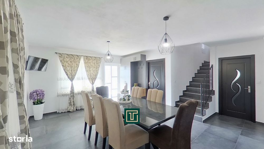 Casă noua mobilată modern, la cheie, cu 5 camere, în Vinga