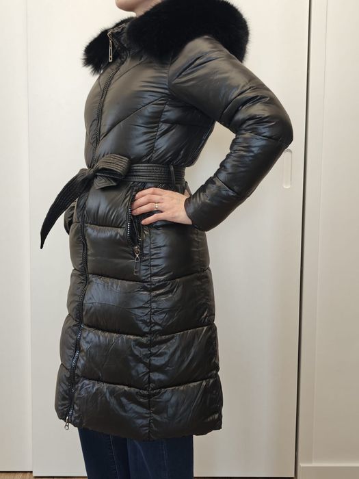 Geaca lunga neagra Etic