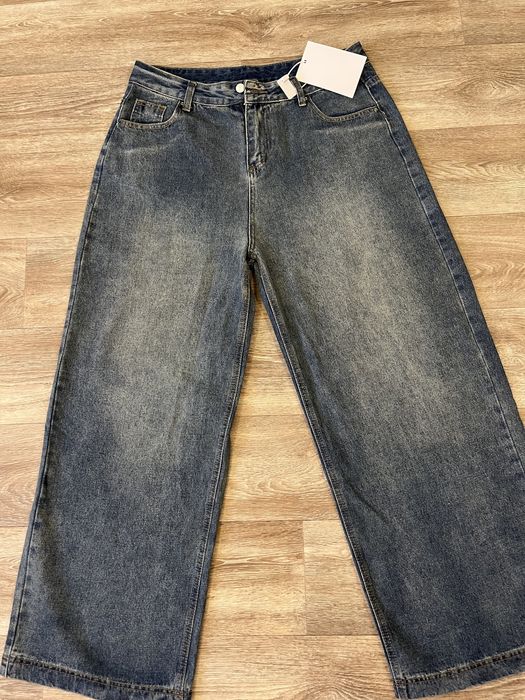 Джинсы унисекс оверсайз