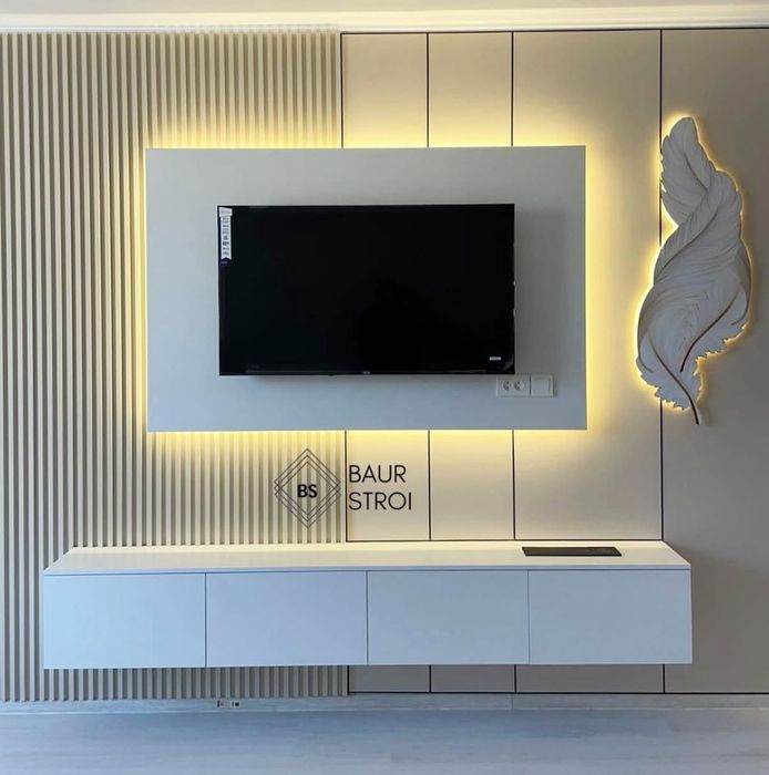 Тв зона материал+установка