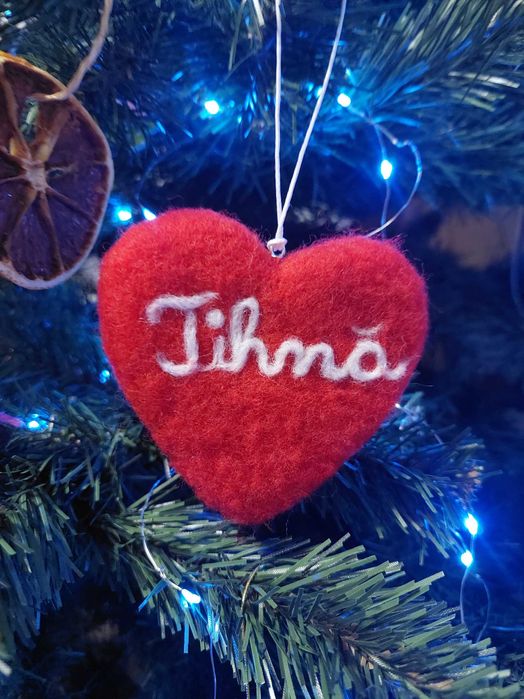 Decorațiune handmade pentru brad