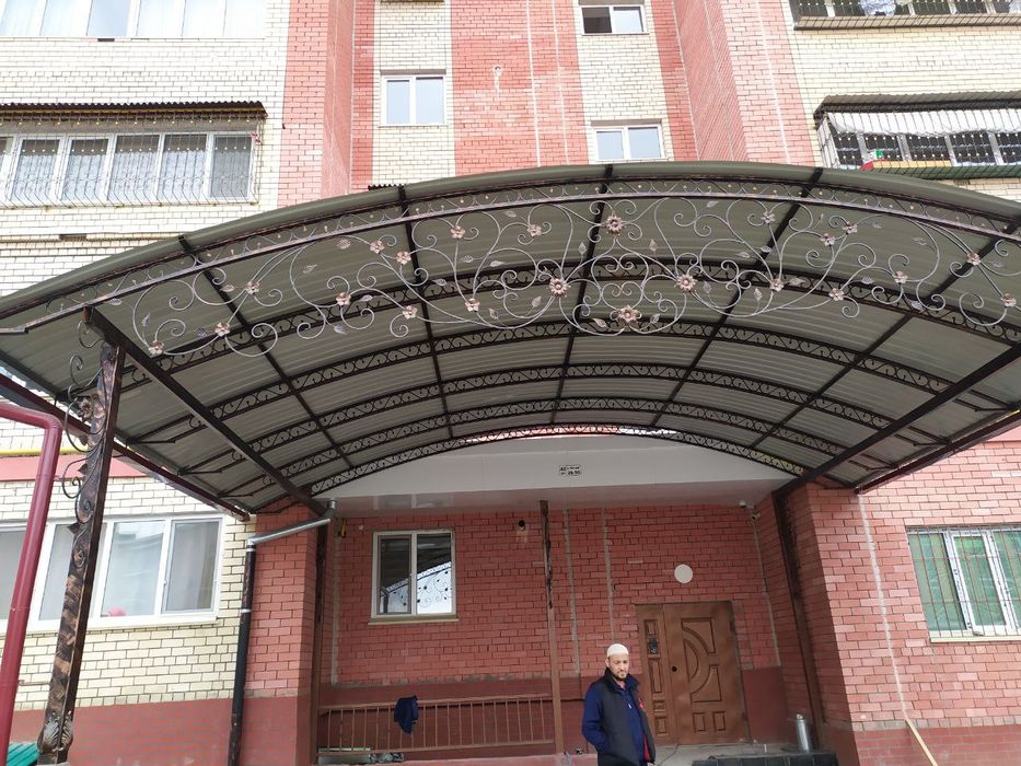 Навесы на заказ гарантия 10 лет