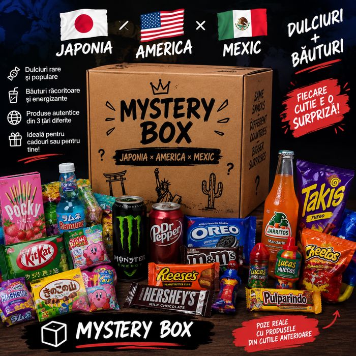 Mistery Box:America,Japonia,Mexic