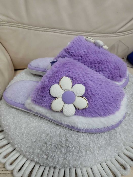 Нови дамски пантофи  - лила