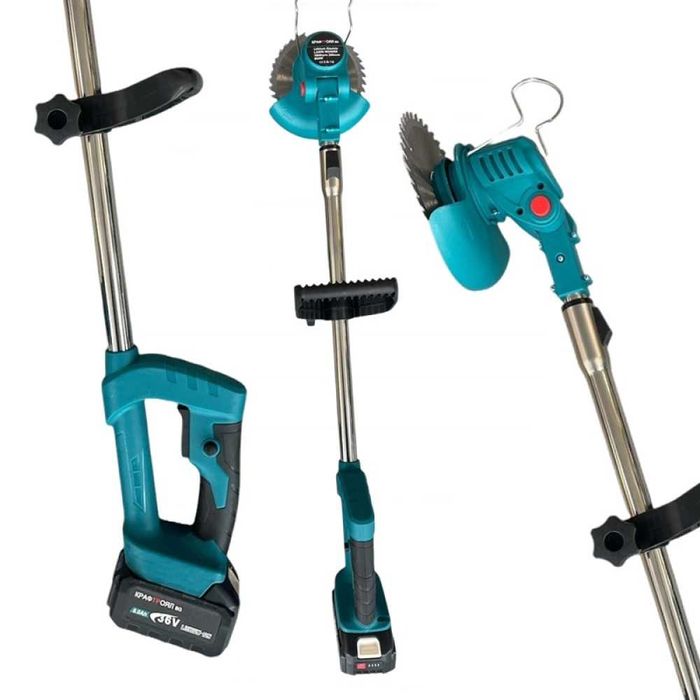 3в1 Акумулаторни Лозарска ножица/Верижен трион Тример за трева 36V/8Ah