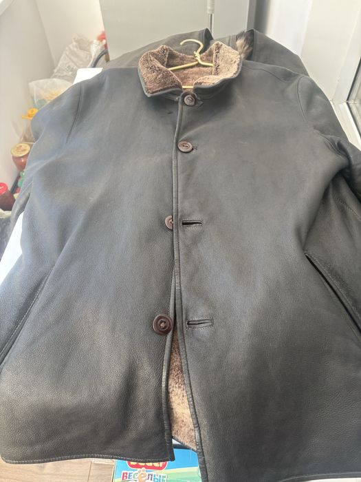 Дубленка мужская кожа