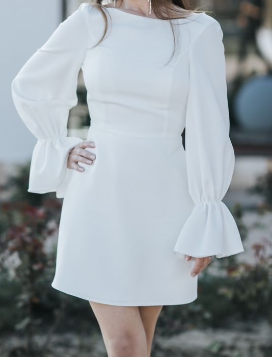 Rochie alba facuta la Ivaz Cluj.