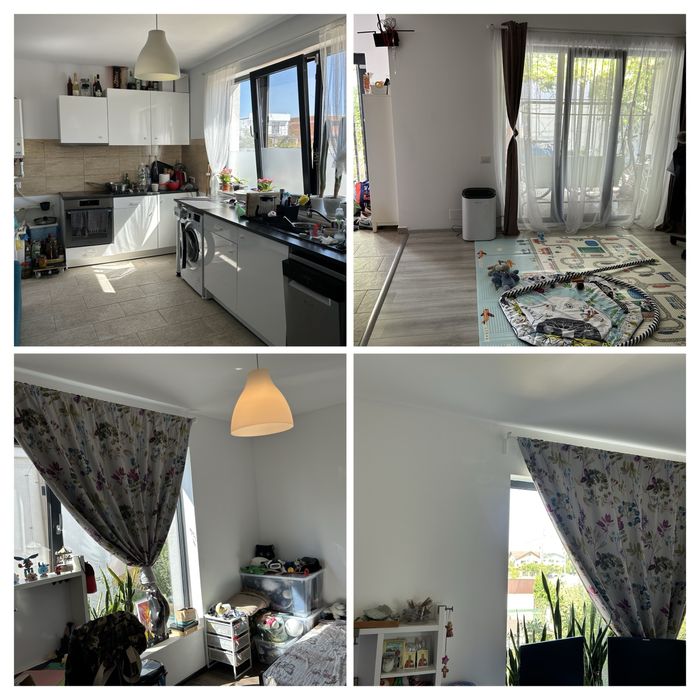 Vila moderna Tunari-intrare Pipera, complet mobilata, panouri solare