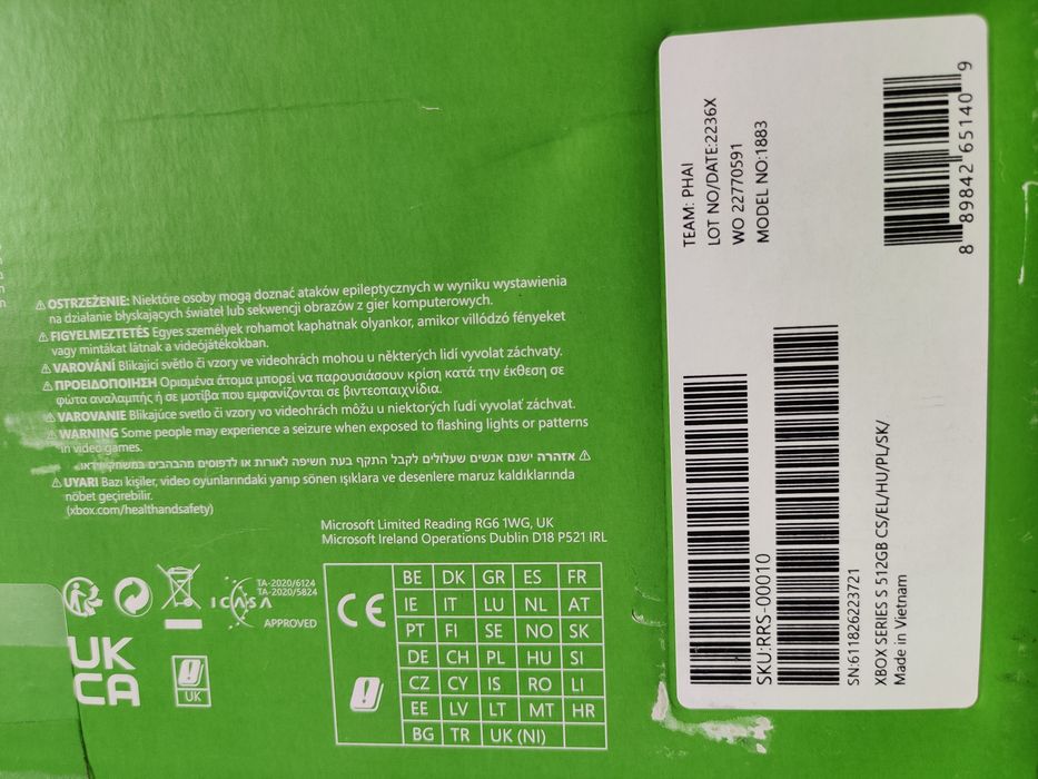 Xbox Series S 512 Gb SSD + Controller alb