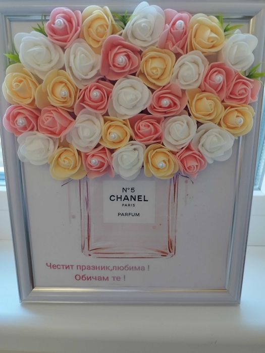 3Д рамки с вечни рози