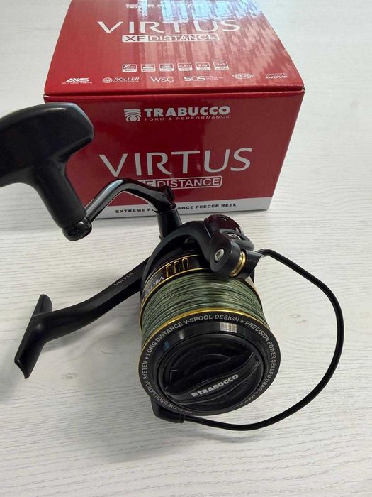 Mulineta Trabucco Virtus XF Feeder Distance 6500 - similar unui produs NOU