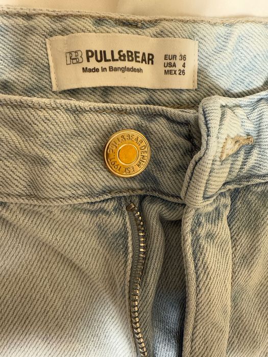 Дънки pull&bear wide leg