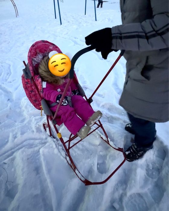 Продам санки коляску