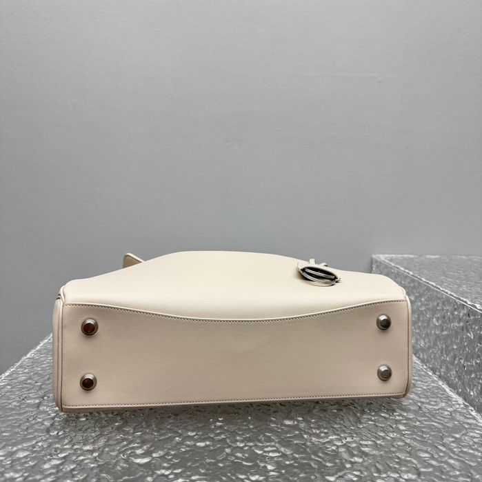 Geanta Balenciaga Rodeo crem, tip Premium