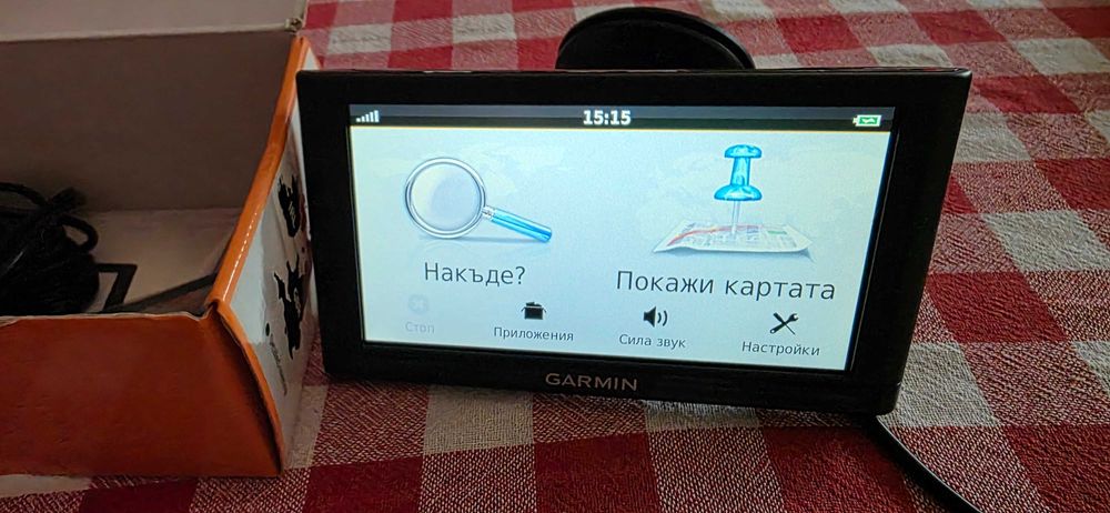 Навигация Garmin Nuvi 65 6 инча най-новите карти за цяла Европа и Турция пълен комплект