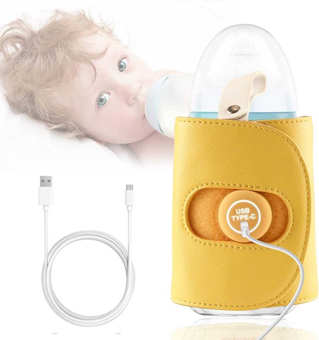 Преносима чанта за подгряване на бебешко шише, USB акумулаторнo