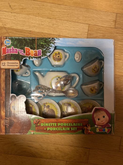 vip pets, Сервиз Маша и мечокът Lego огромно, къща, кукли, Play-Doh