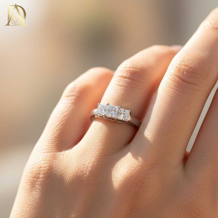 Нов Златен Пръстен с 1.00кт Естествени Диаманти