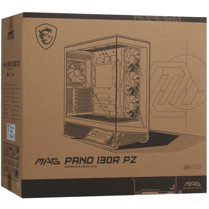 - Компьютерный корпус MSI MAG PANO 130R PZ