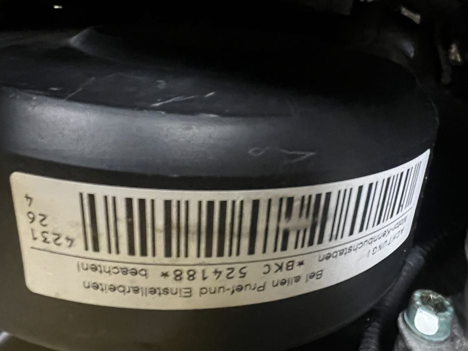 Golf5 плюс код на мотора BKC 1.9 105кс