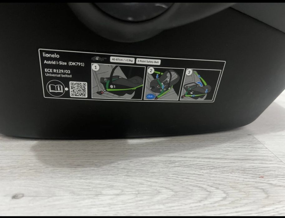 Scoica auto pentru copii Linonelo Astrid i-Size, 0-13 kg, Pink Coral