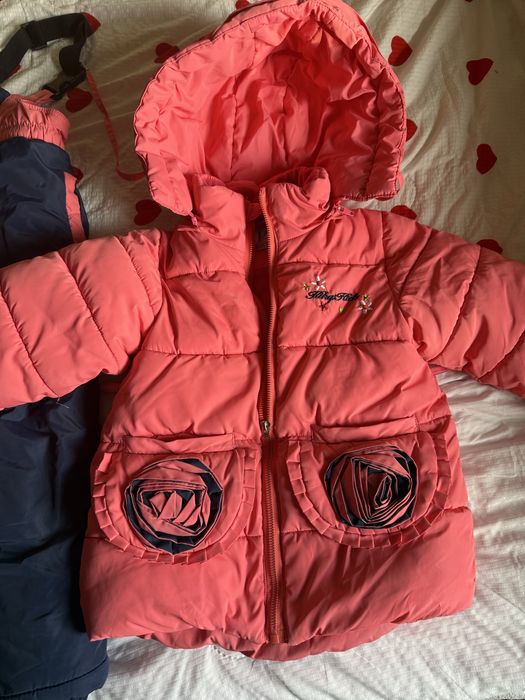 Комбинезон для девочки с курткой