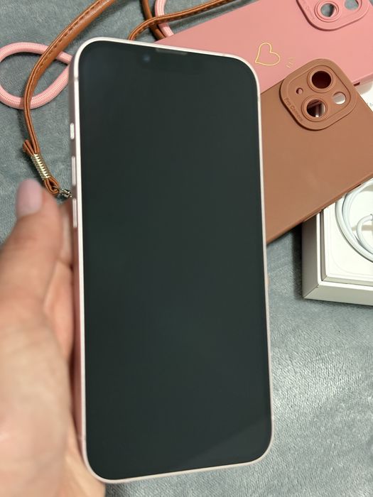 iPhone 13 256GB Roz – Ca Nou + 2 Huse