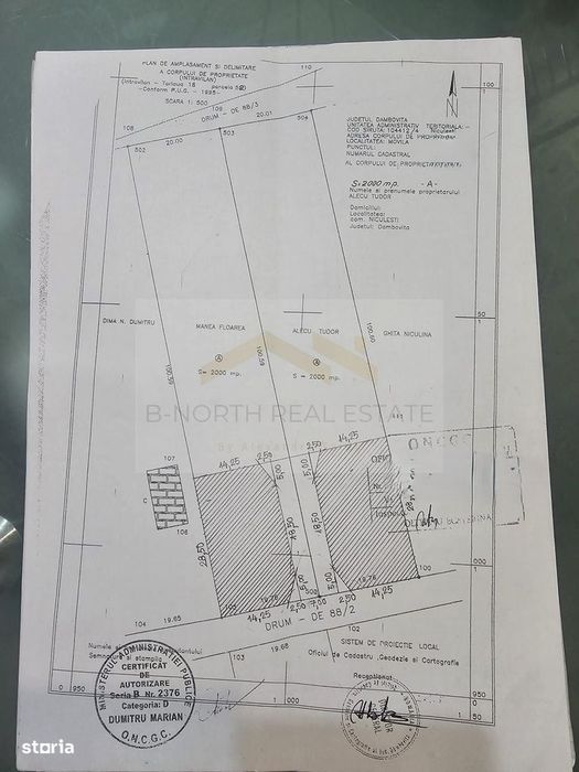 Teren de vânzare Movila – Periș | Toate utilitățile | Loturi 400 mp și