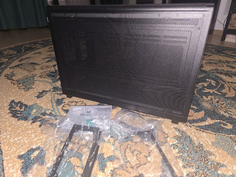 Carcasa Lian Li DAN Cases A3-mATX Wood Mesh Edition Black