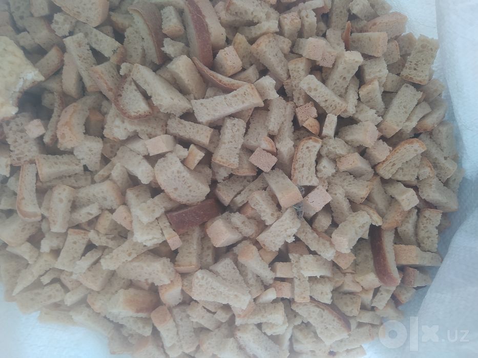 Mayda togralgan qotgan non 4500som/kg