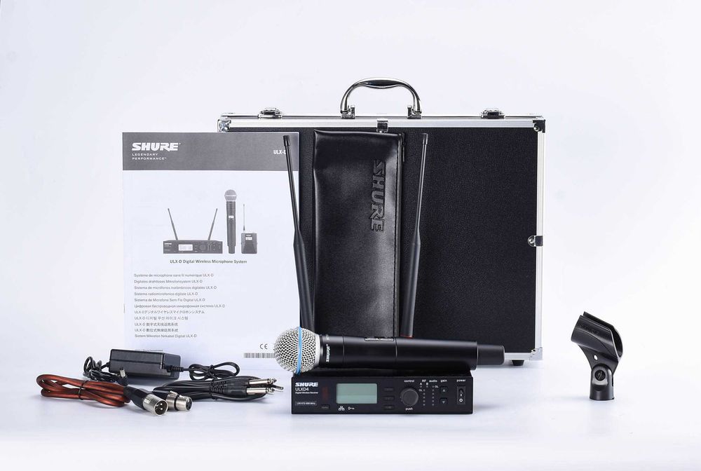 Wireless microfon SHURE ULX-D BETA 58A cu CASE CADOU Placa Mare