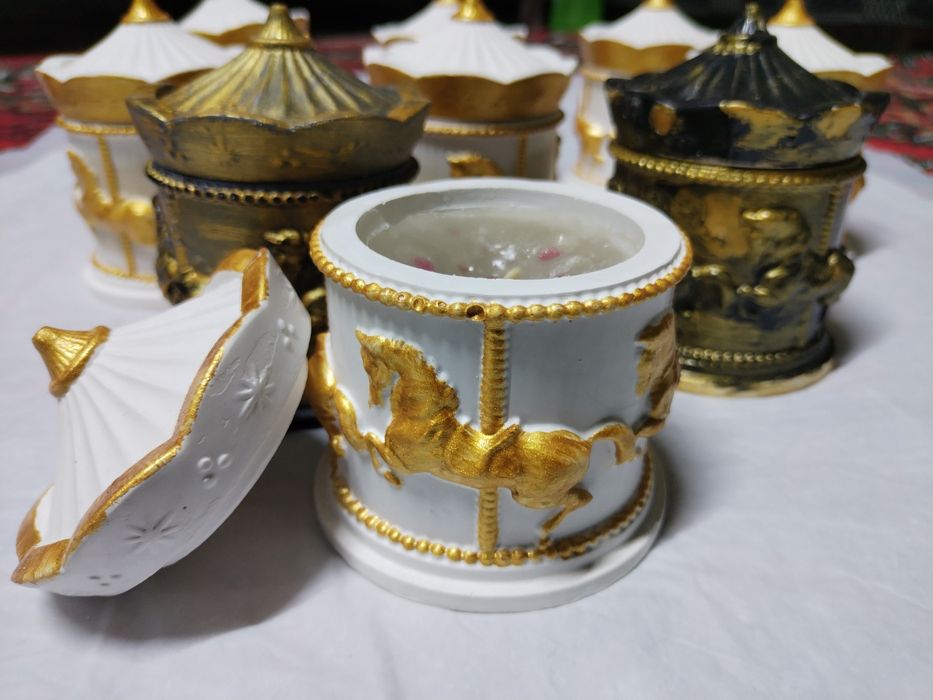 Sovg'a uchun Aromatik sham dekorativni idishda xushbuy xidli optom nar