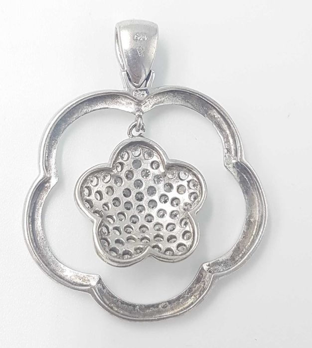 Superb pandantiv vintage din argint designer Norvegia