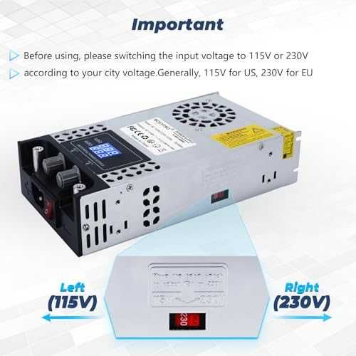 BOSYTRO захранване 0-12V 0-50A 600W регулируемо