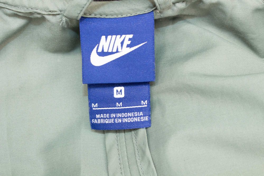 Nike оригинално мъжко яке bomber черно зелено колежанско М