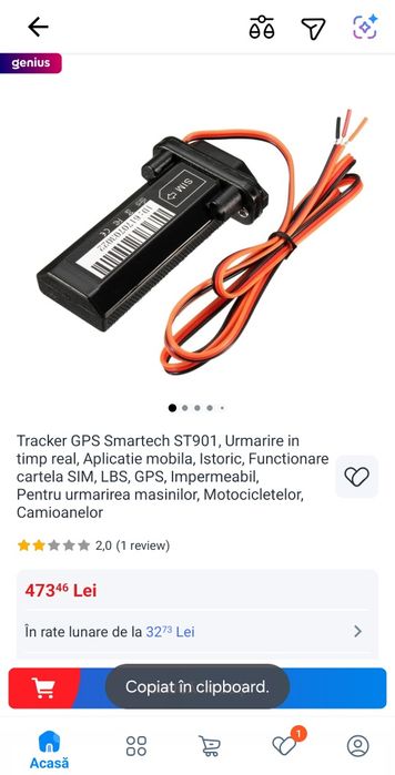 Tracker GPS ,Urmarire in timp real