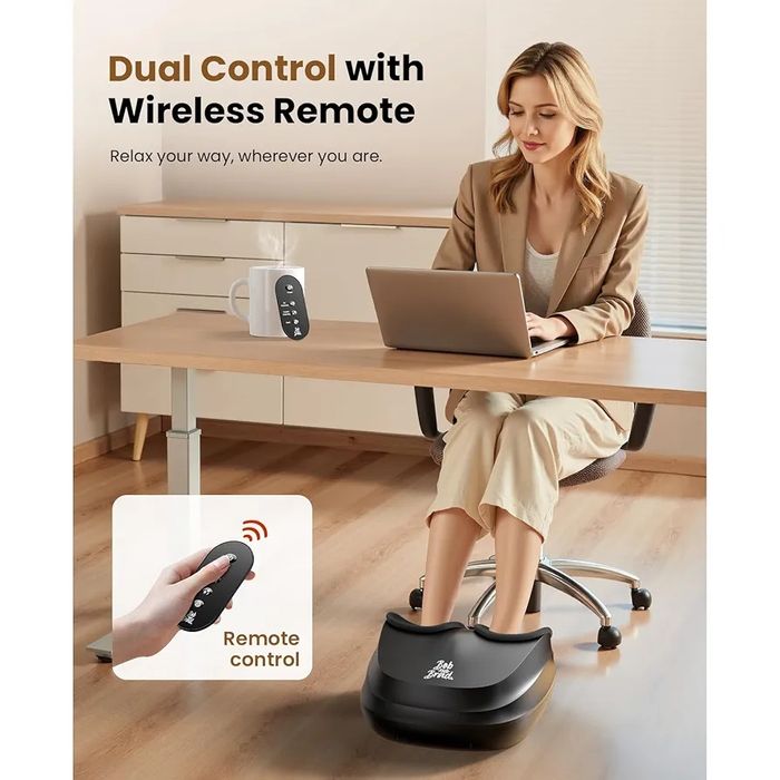 Професионален Шиацу масажор за крака с въздушна компресия и загряване