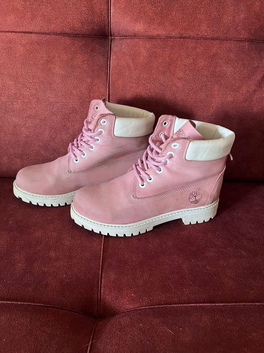 Bocanci ghete Timberland roz originale 100%