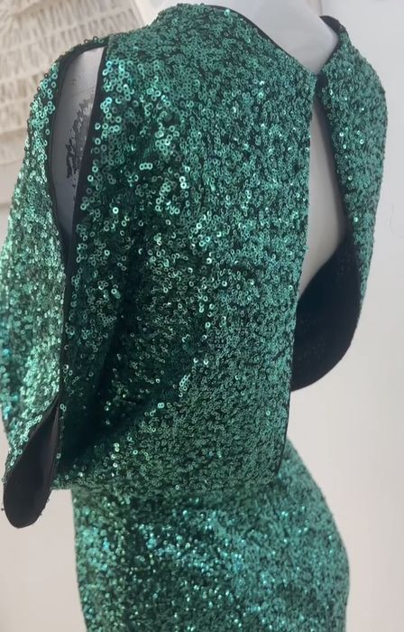 Рокля с пайети H&M, мини рокля