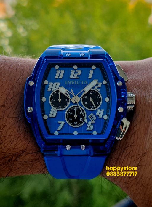 INVICTA Ghost Blue 47 mm, Инвикта нов ръчен часовник