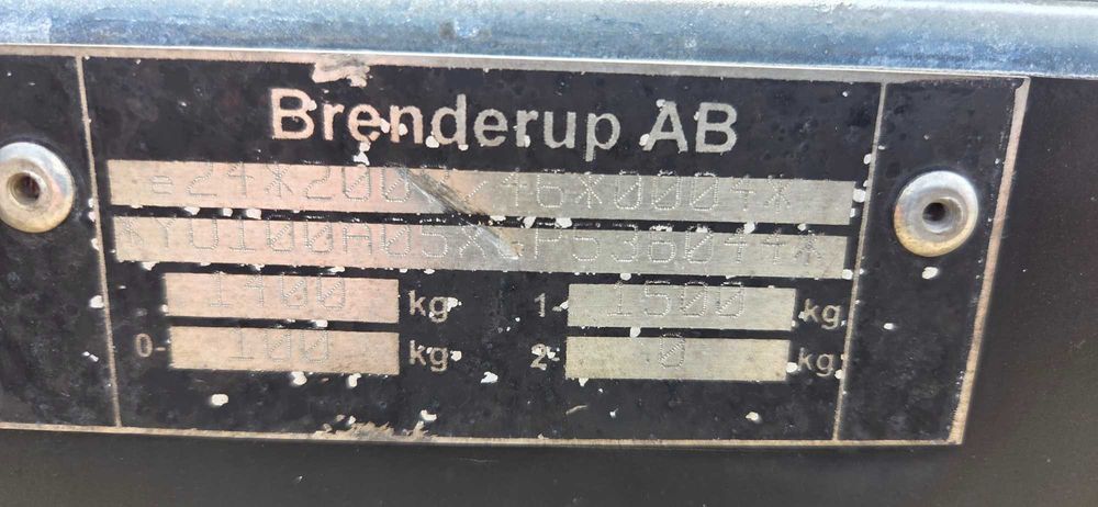 Kолесар за лодка Brenderup (регистриран)