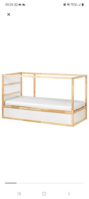 Pat copii ikea lemn