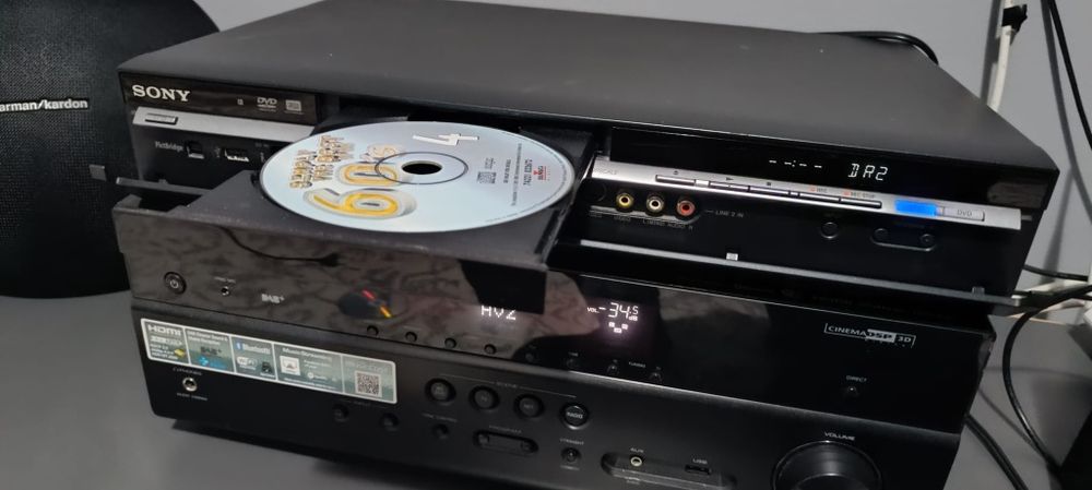 Dvd player de top Sony hxd970 -250 GB hard