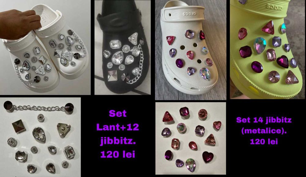 Jibbitz charmuri pt Crocs (seturi)